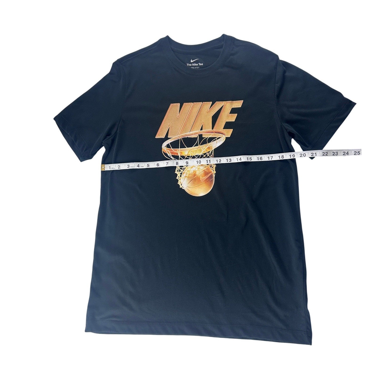 Nike Mens Dri-FIT Basketball Graphic T-Shirt Black HF6205-010 Size Medium NEW gallery