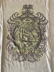 Men’s Quicksilver Supersoft Blended Fabric Tiger Print T Shirt Size Medium M