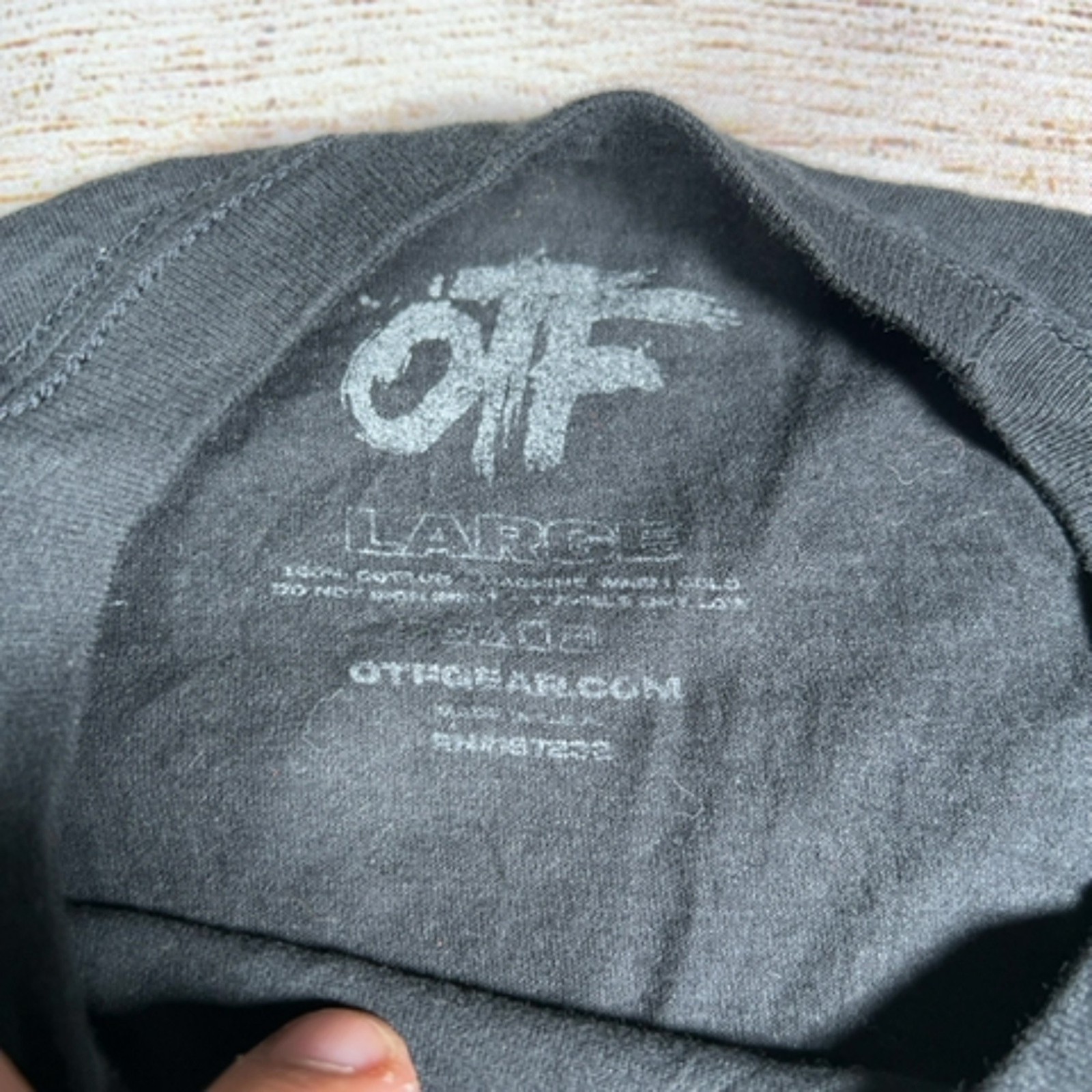 OTF Lil Durk T-Shirt Men's Large Black 'Only The Family' Graphic Hip Hop Rap Tee gallery