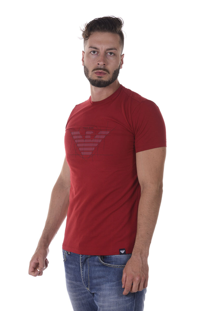 Armani Jeans AJ T-Shirt Sweatshirt Man Red 6Y6T126J0AZ 1456 Sz M MAKE OFFER gallery