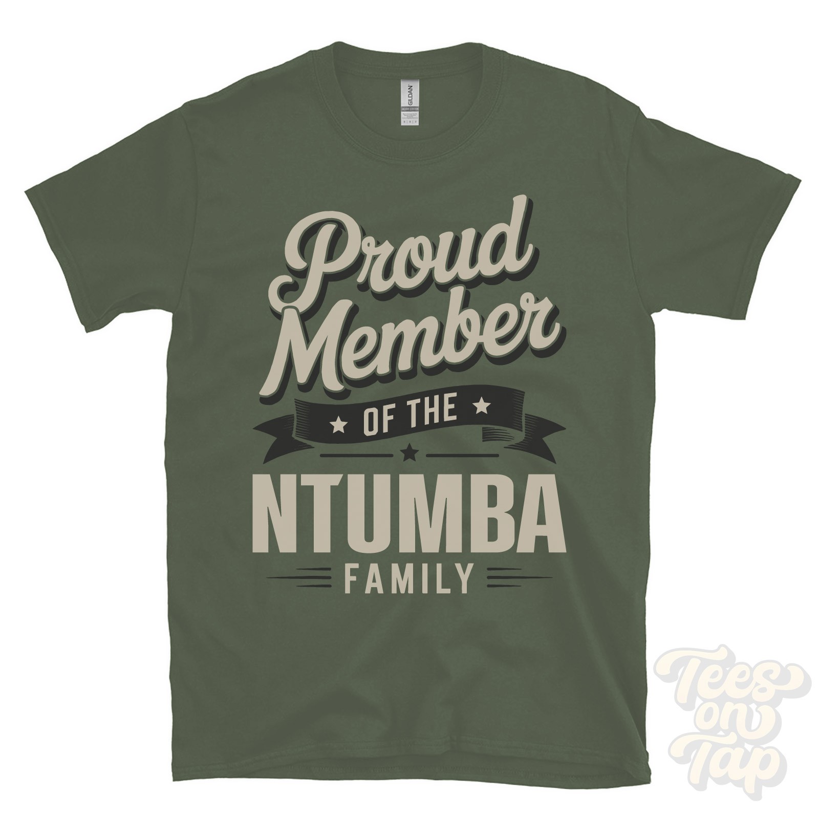 PROUD MEMBER OF THE NTUMBA FAMILY T-SHIRT surname last name heritage ancestry