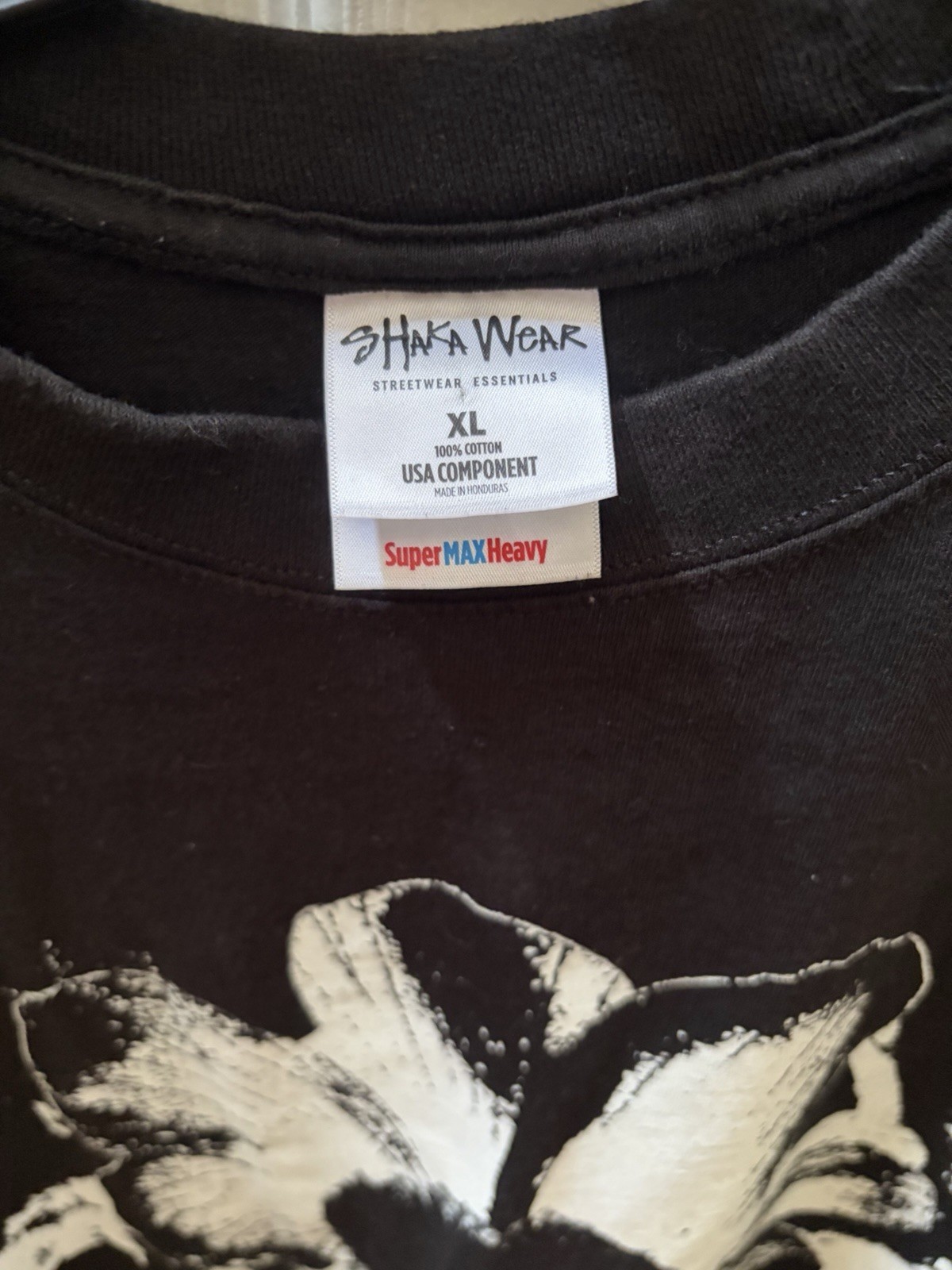 Shaka Wear Super Max Heavy Men's Black Graphic Tour Burnout Boy With Uke gallery