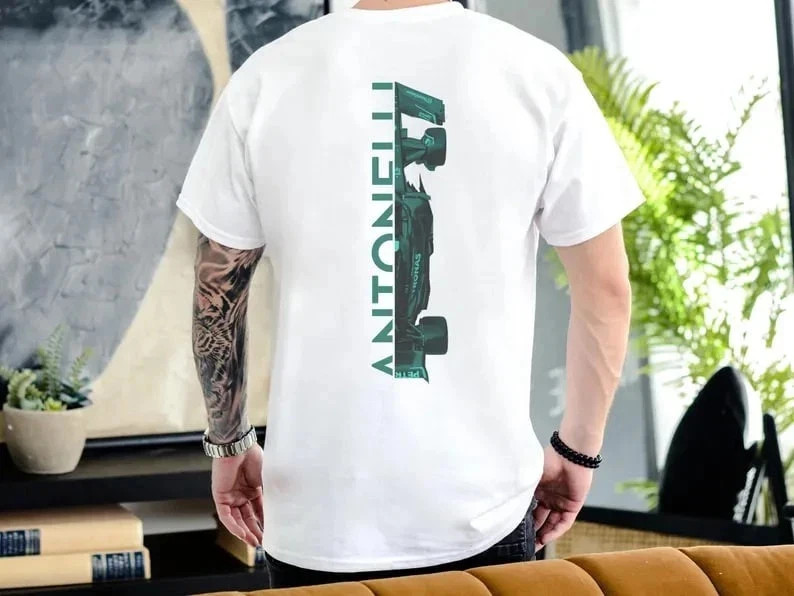 Kimi Antonelli Racing Fan Tee – Unisex Cotton T-Shirt Gift