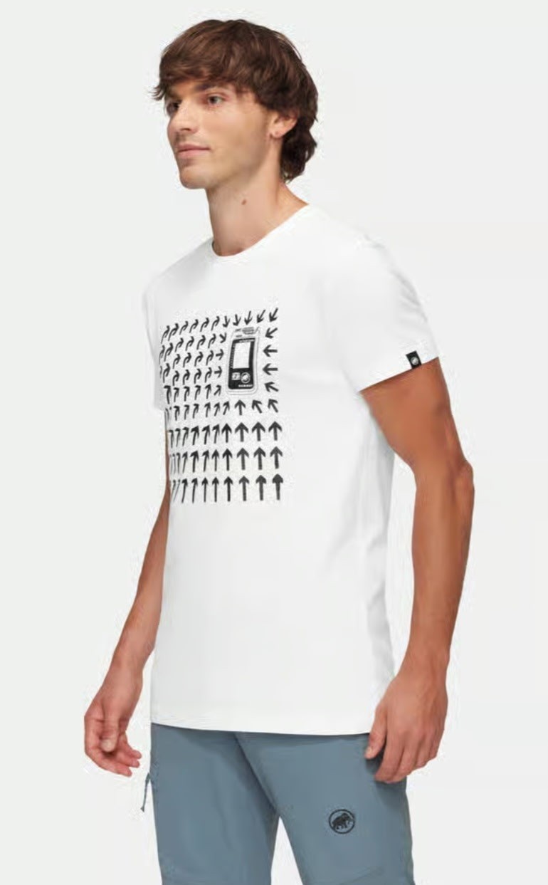 Mammut Massone T Shirt Barry Vox Medium 100% Organic Cotton White gallery