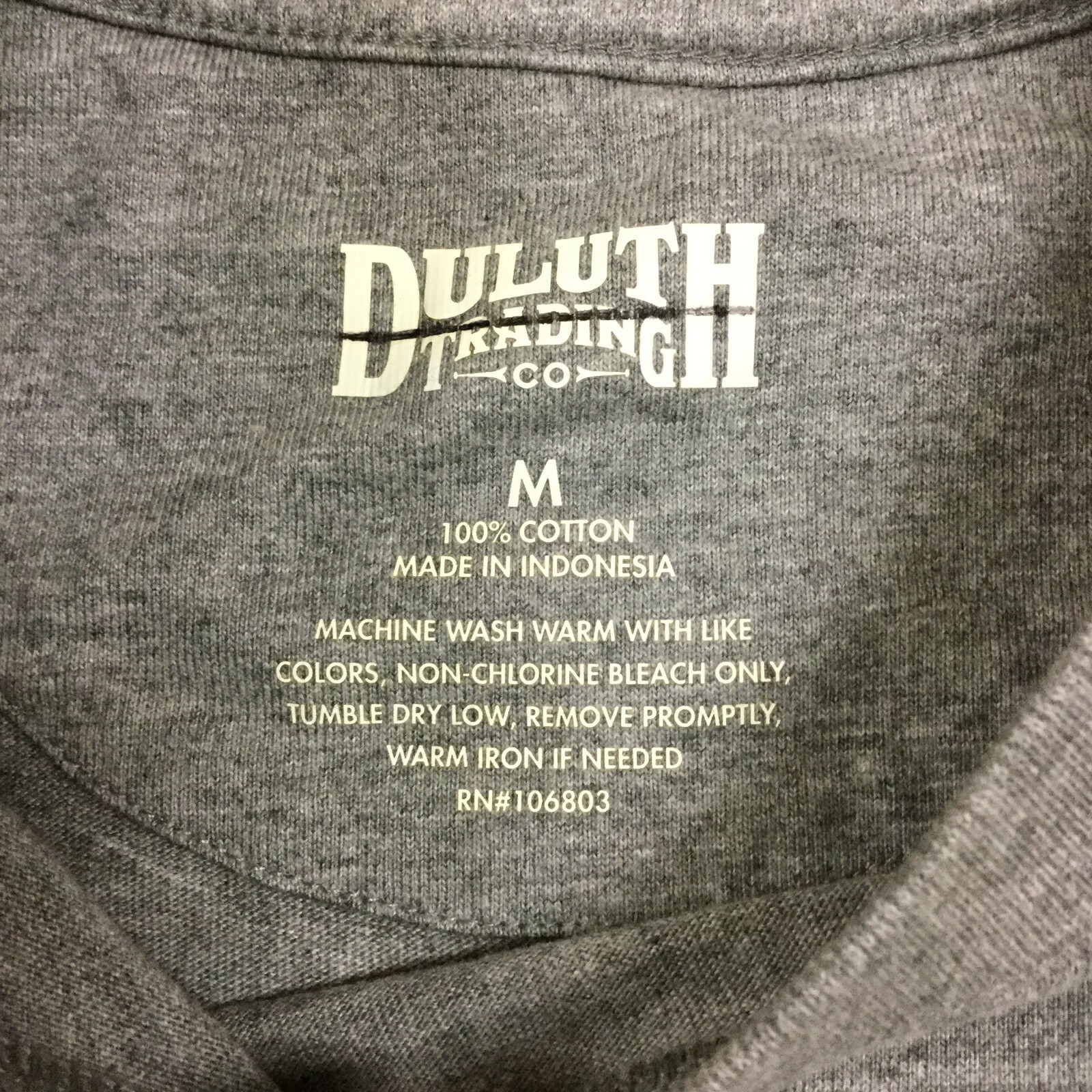 Duluth Trading Mens Short Sleeve Cotton Crew Neck Pocket Tee T Shirt, Grey gallery