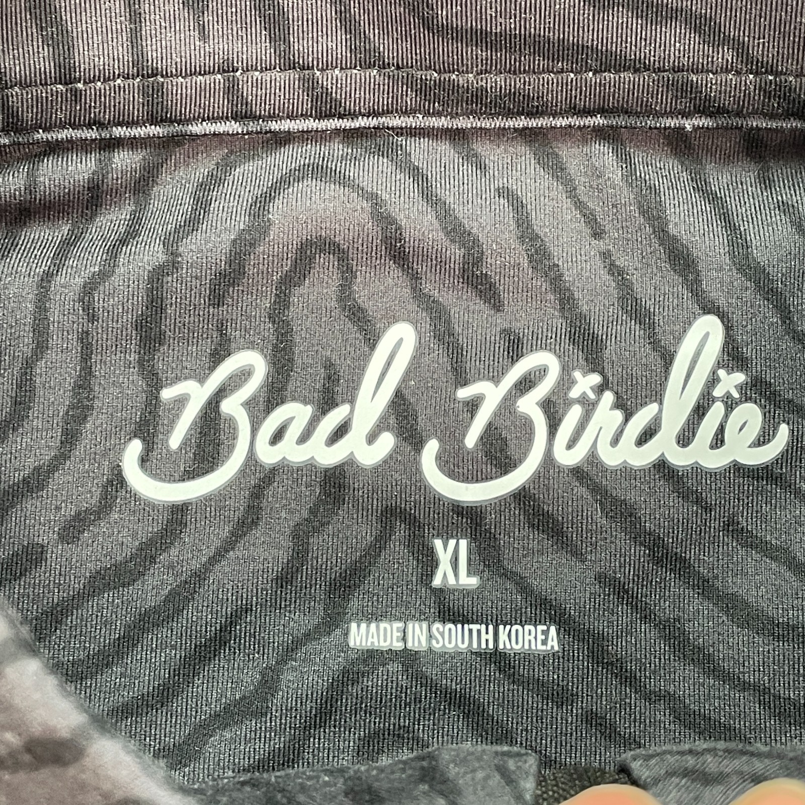 NEW Bad Birdie Golf Mens ImPrint 1/4 Quarter Zip Pullover Size XL Grey Goose gallery
