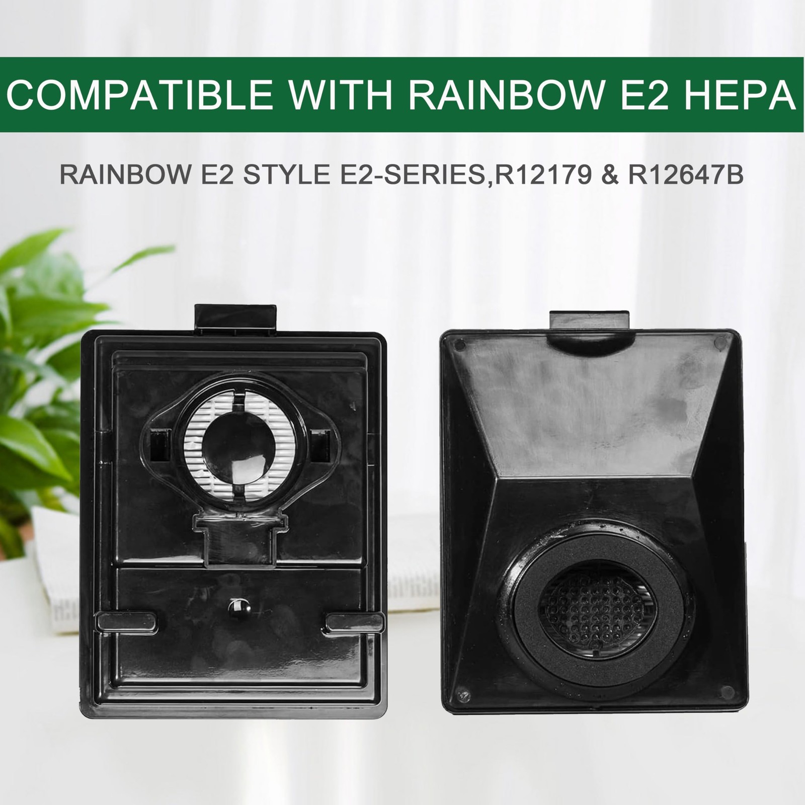 2Pcs Compatible With Rainbow E2 HEPA Style Filters Fits E2-Series, Compatible…