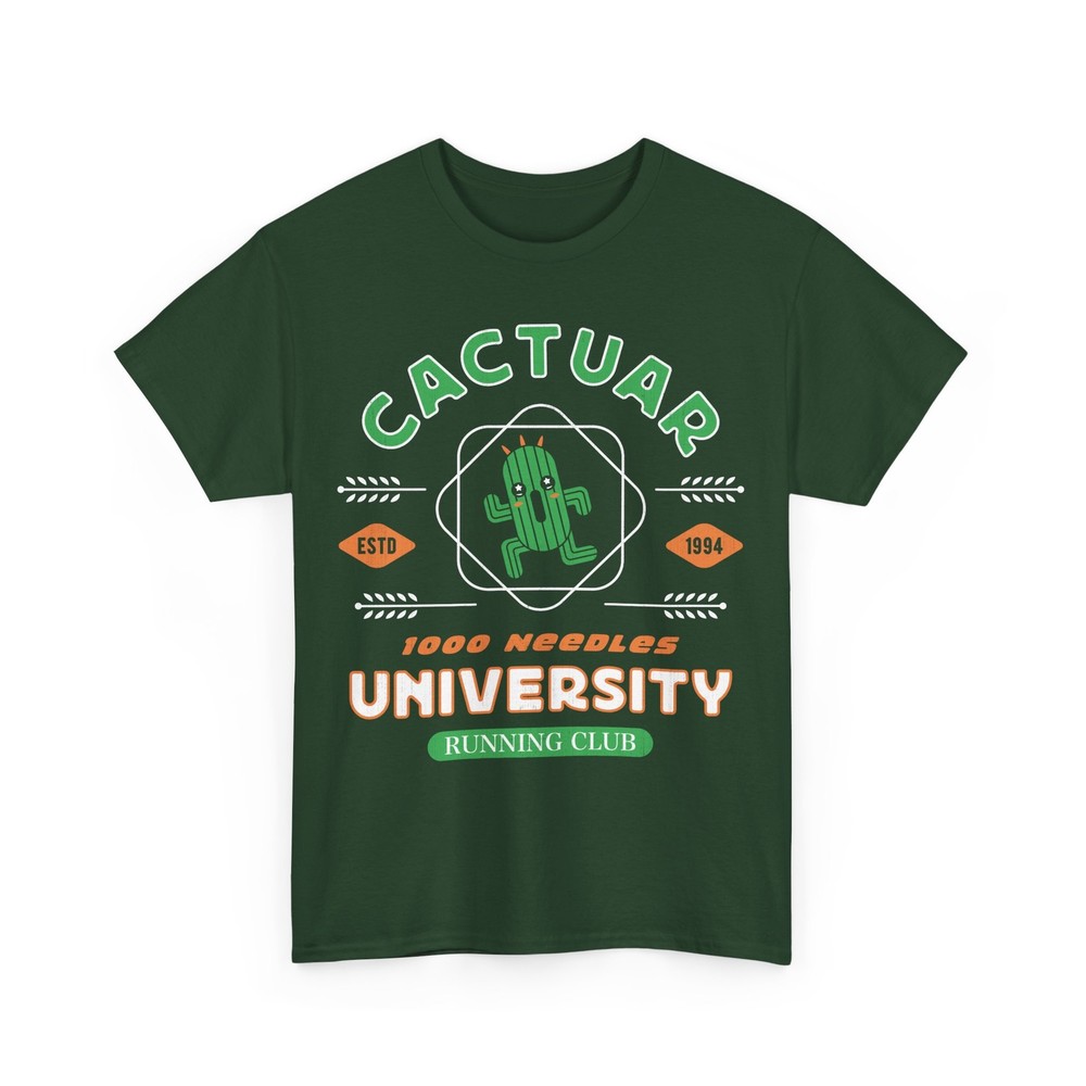 Cactuar Running Club University Unisex T-Shirt. Final Fantasy Video Game. JRPG.