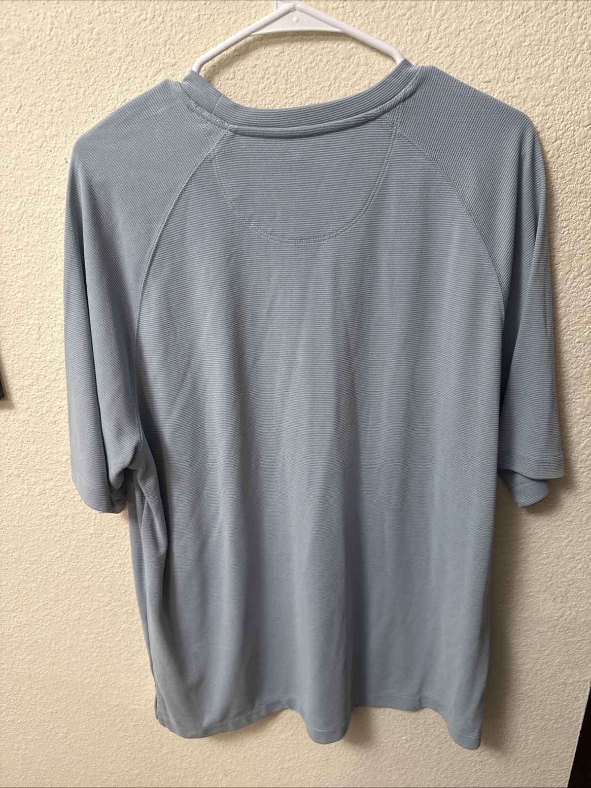 Caribbean Men’s Large Blue Short Sleeve T Shirt Crew Neck Top NWT gallery