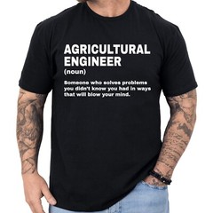 Agricultural Engineer Definition T-shirt Birthday Gifts Funny Profession Shirt