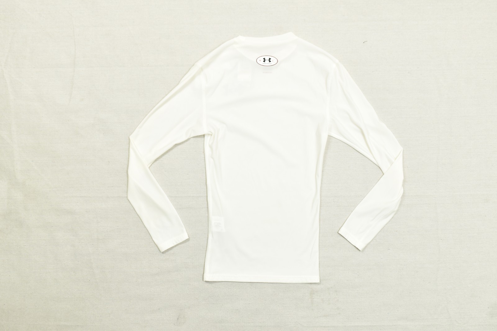 Under Armour HeatGear Compression Shirt Men S White Long Sleeve Base Layer NEW gallery