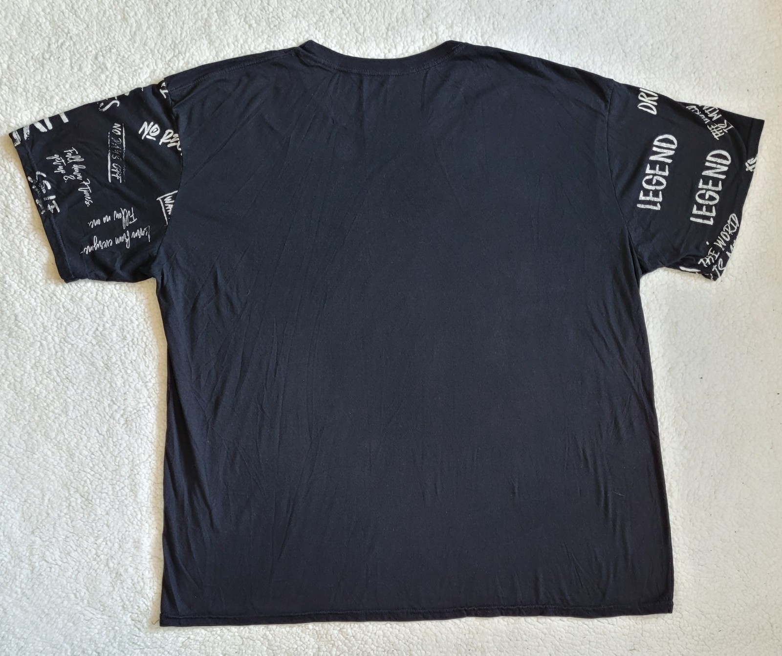 Fresh Laundry Men's Y2K Savage Gangsta Angry Bear Hipster Black Tee T-Shirt 4XL gallery