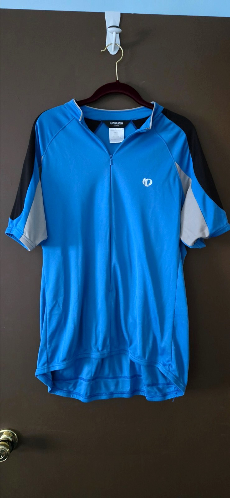 Pearl Izumi Blue Short Sleeve Cycling Jersey Zip Top Size XXL Rear Pockets gallery