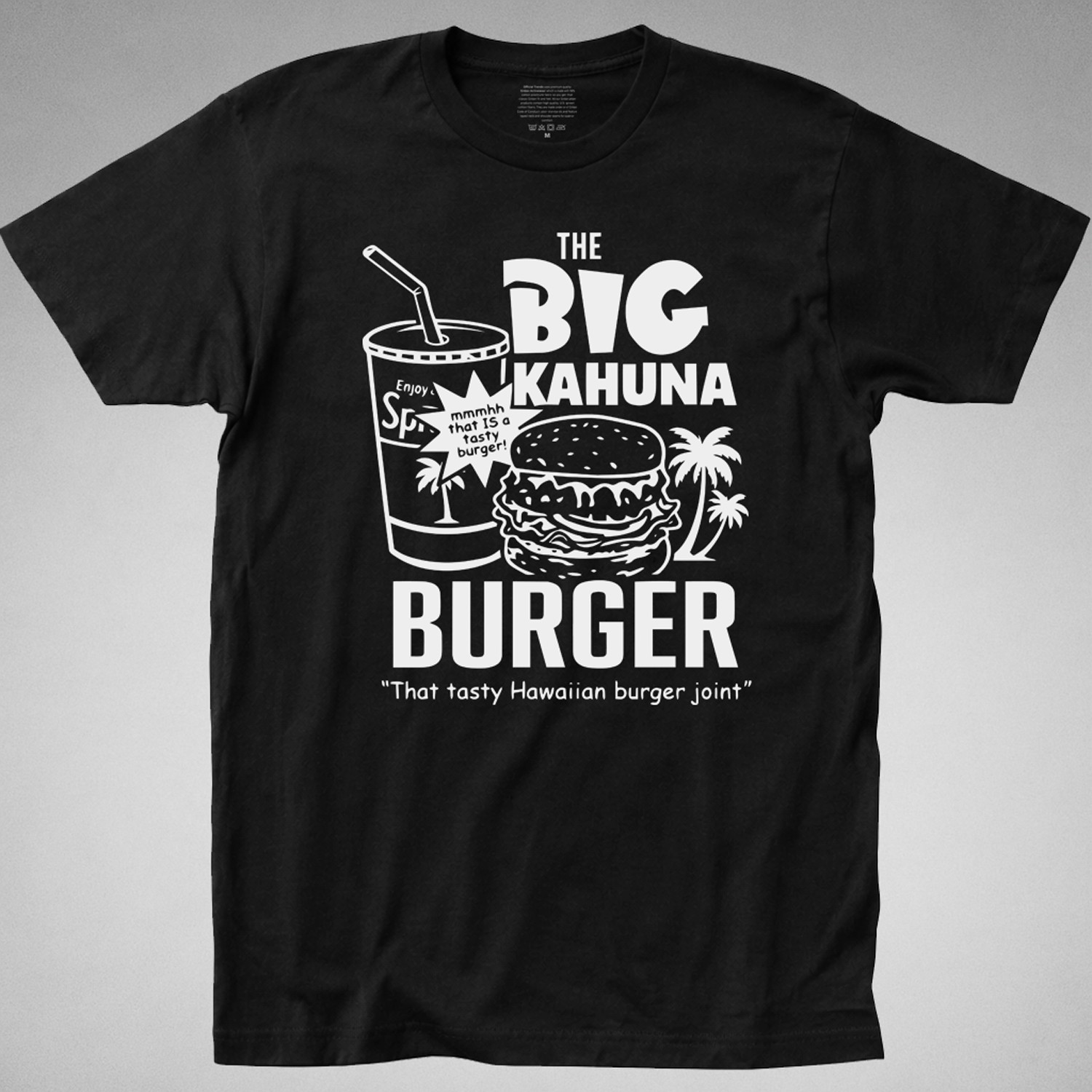 Big Kahuna Burger T-Shirt Hawaiian Pulp Fiction royale Logo tarantino movie 90s