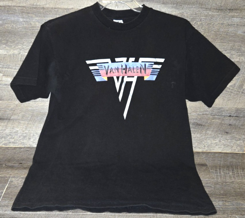 Van Halen Graphic Print Logo Black T-Shirt by Suna Platinum Men’s Size Large