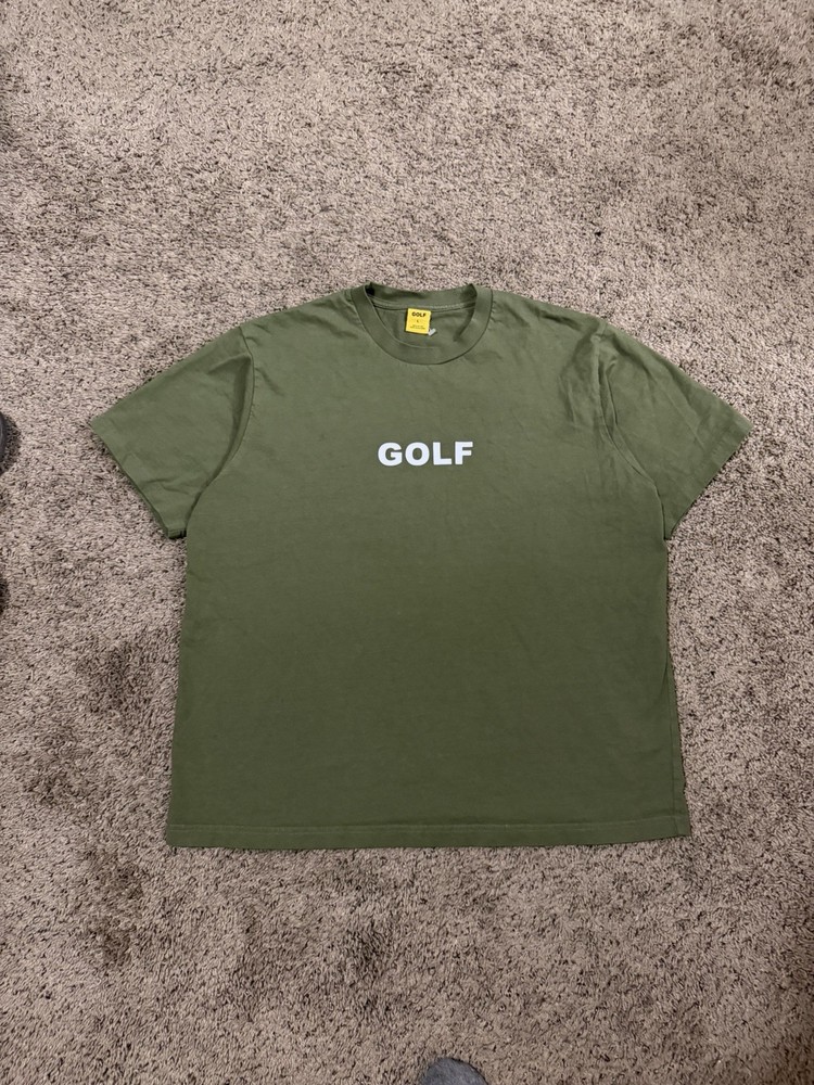 Vintage 2000s Tyler the Creator Golf Wang Green Logo Shirt Size Large