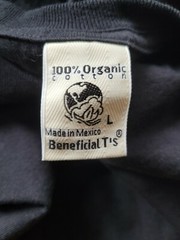LIGHT & MOTION LOGO GRAPHIC T-SHIRT LONG SLEEVE Sz L 100%ORGANIC COTTON