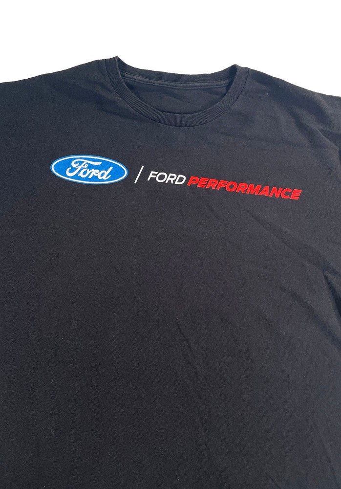 Ford Performance Car Black Graphic Mustang GT Shelby Raptor T Shirt Sz. L