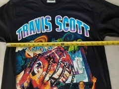 Travis Scott Mens Large Astroworld Tour The Roxx Bootleg 100% Cotton T-Shirt