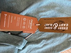 Duck Camp Men’s Original Bamboo Crew New w/ Tags Color: Heathered sea Drift- Lar