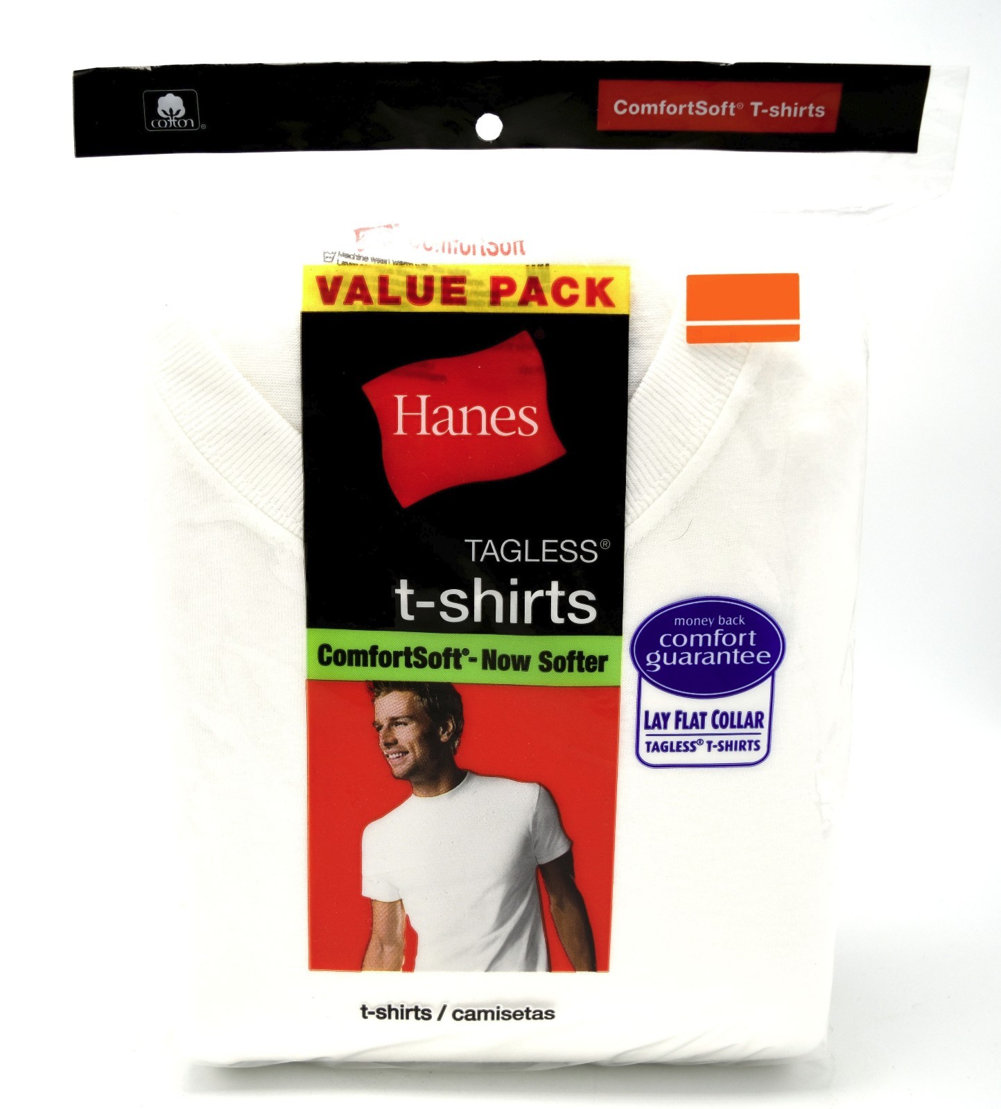 14 Hanes White Small S 34-36 Crew Neck T-Shirts Tagless ComfortSoft P 85-90 CM gallery