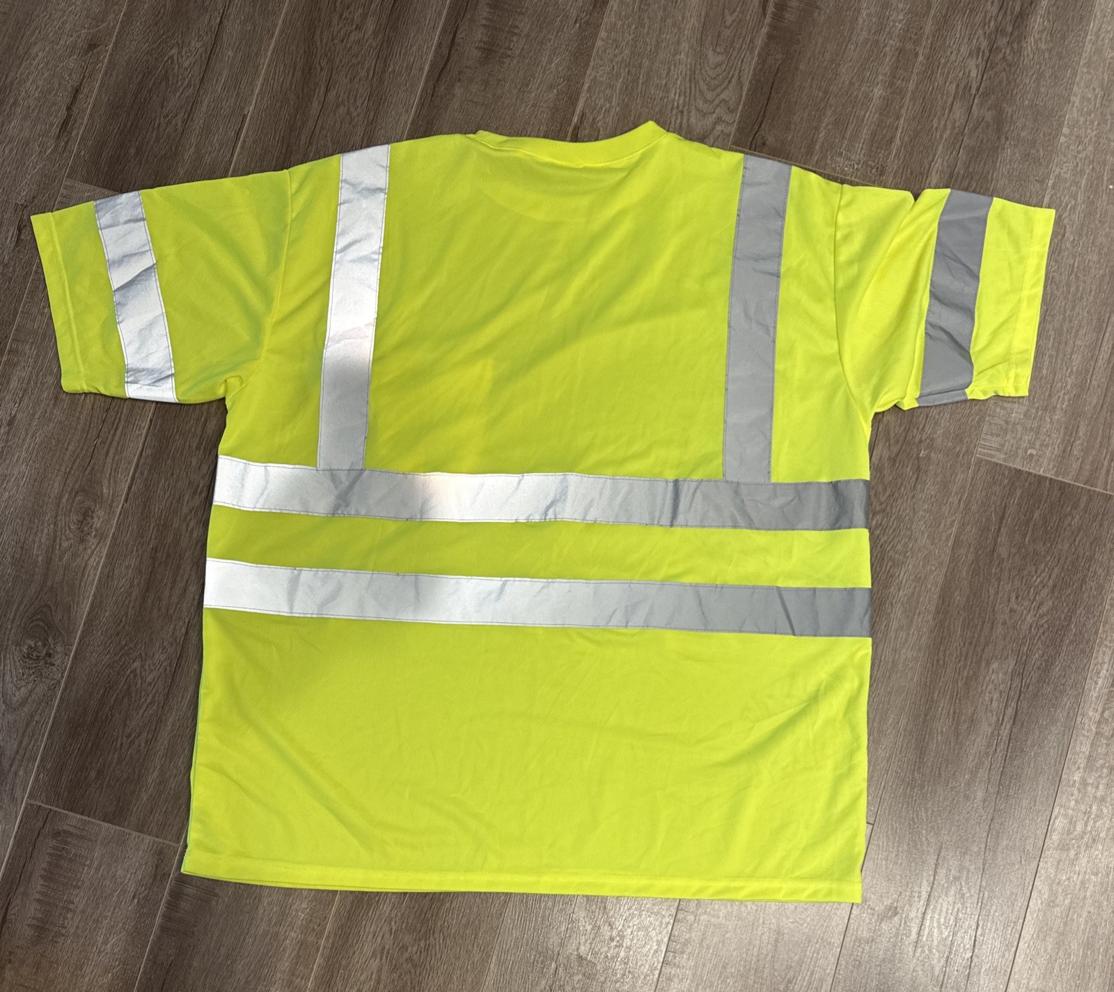 High-Visibility Safety Shirt Chest Pocket Size 2X NEW gallery