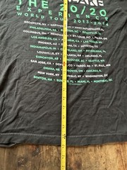 justin timberlake 20/20 experience Tour 2013-2014 Concert Shirt Size small S