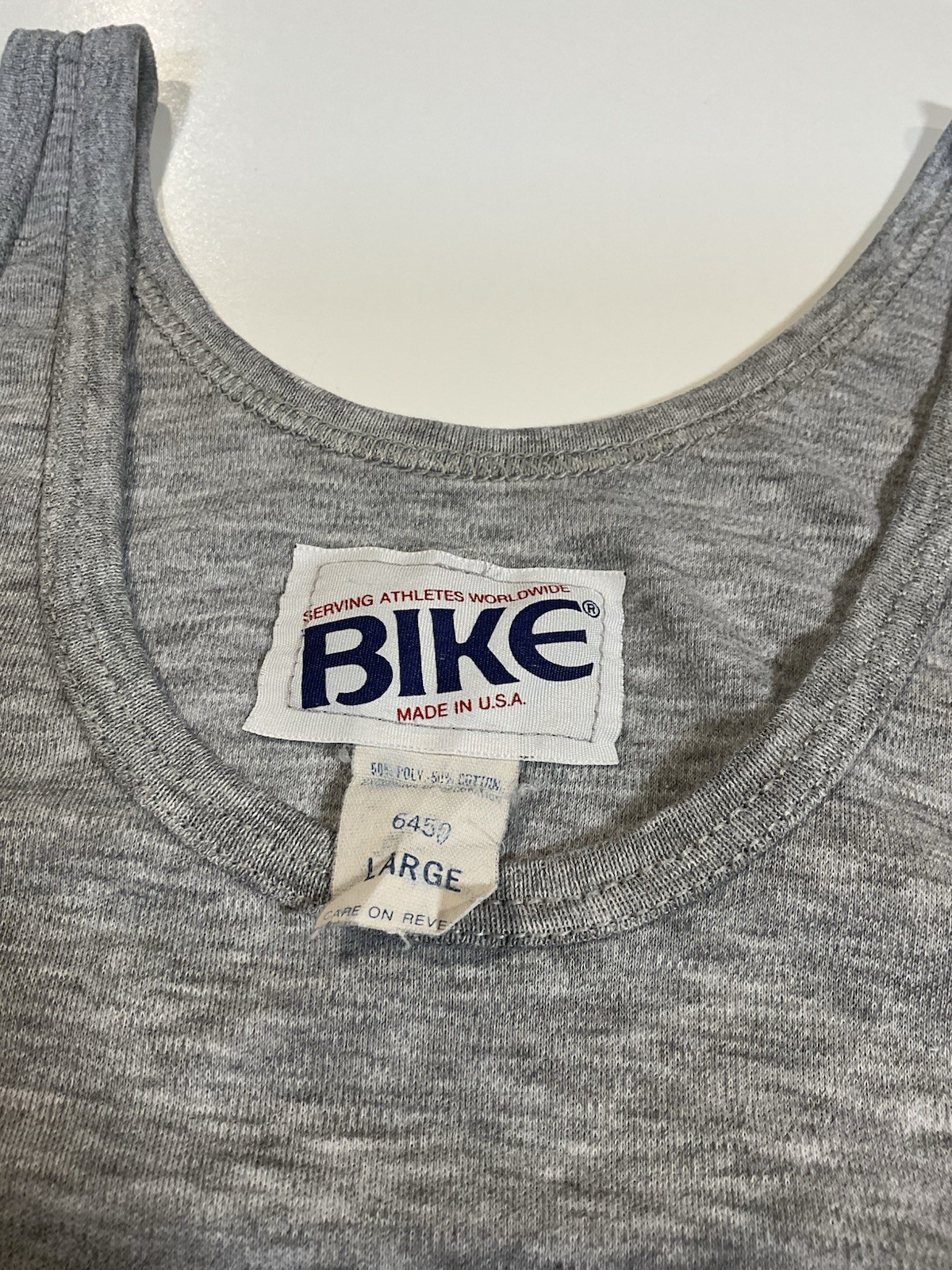 Vintage Cleveland Tank Top Sz L Sports Bike Gridiron Made In USA 90s gallery