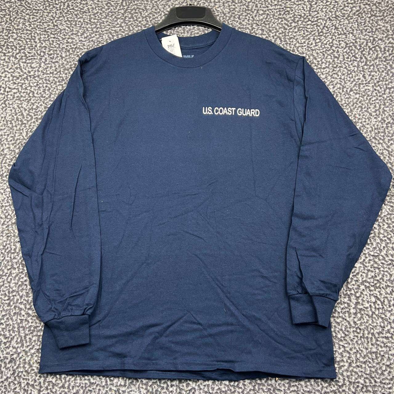 MV Sport US Coast Guard Neah Bay Cleveland Ohio Shirt Men Large Long Sleeve Navy gallery