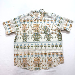 Paris Nation Men’s Button Down Shirt Off White Color Comfort Linen Blend 3XL 4XL