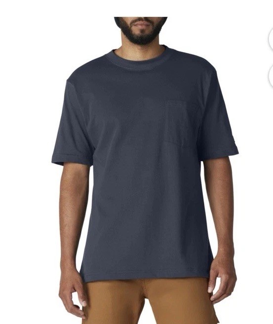 2 Genuine Dickies Mens and Big Mens Performance Pocket 2 T-Shirts 3XL gallery