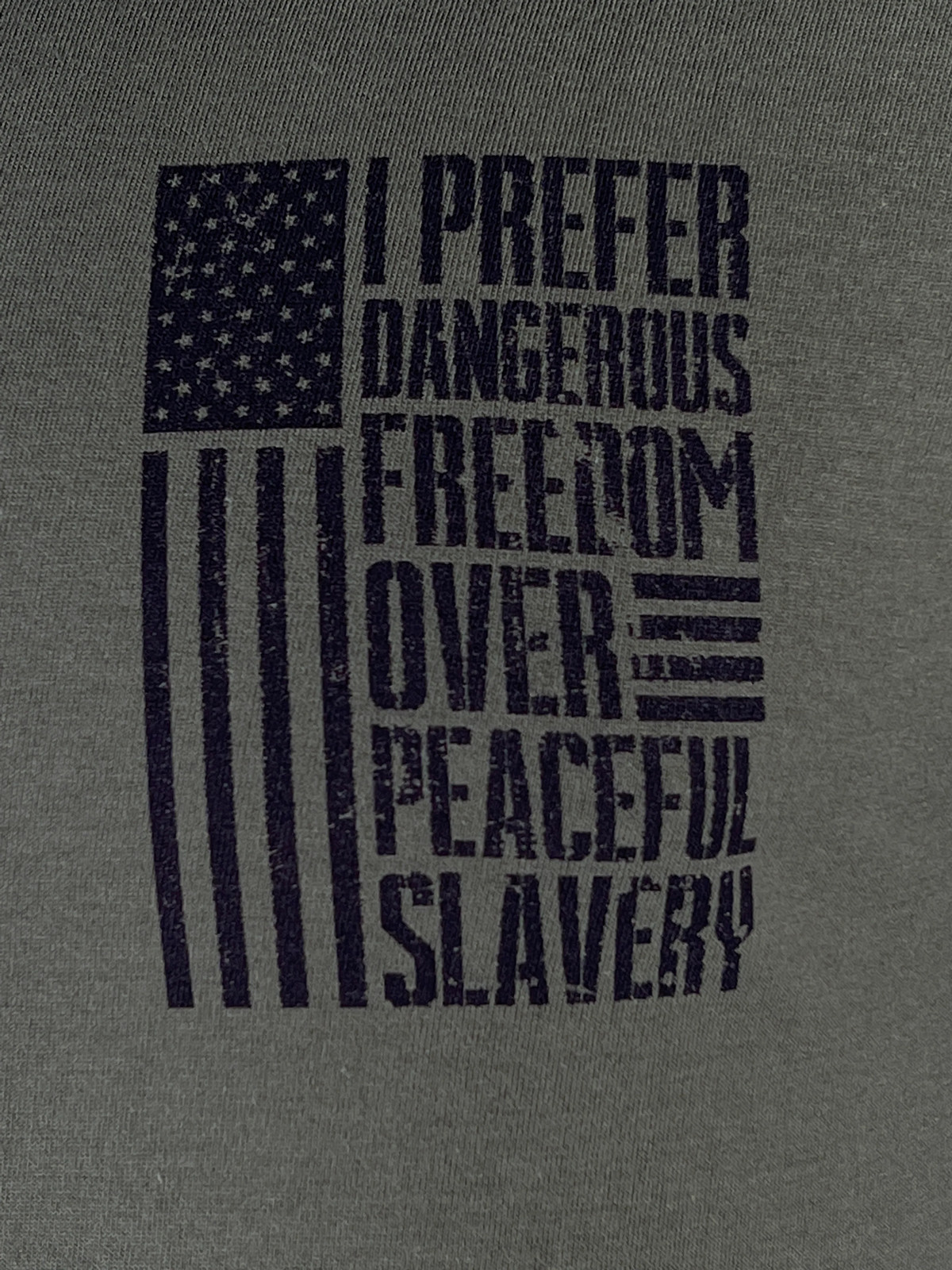Howitzer Style Men's T-Shirt Freedom Over Military Grunt MFG gallery