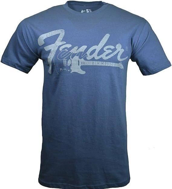 Men's T Shirt- Fender-Music Tees-Guitar -Size XL -2XL- 100% Cotton -NEW gallery