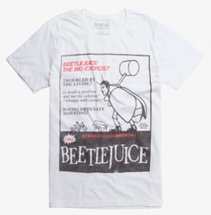 Beetlejuice CALL BEETLEJUICE THE BIO-EXORCIST T-Shirt NEW Licensed & Official