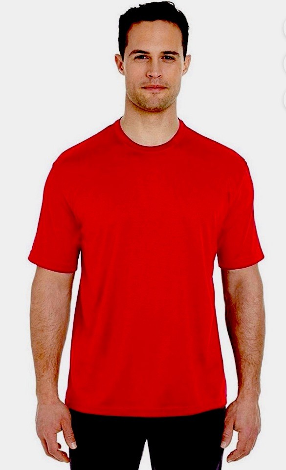 (6) Russell Athletic Men’s NuBlend SS Crew Neck Cotton Tshirt Sz. L NEW 64030MK