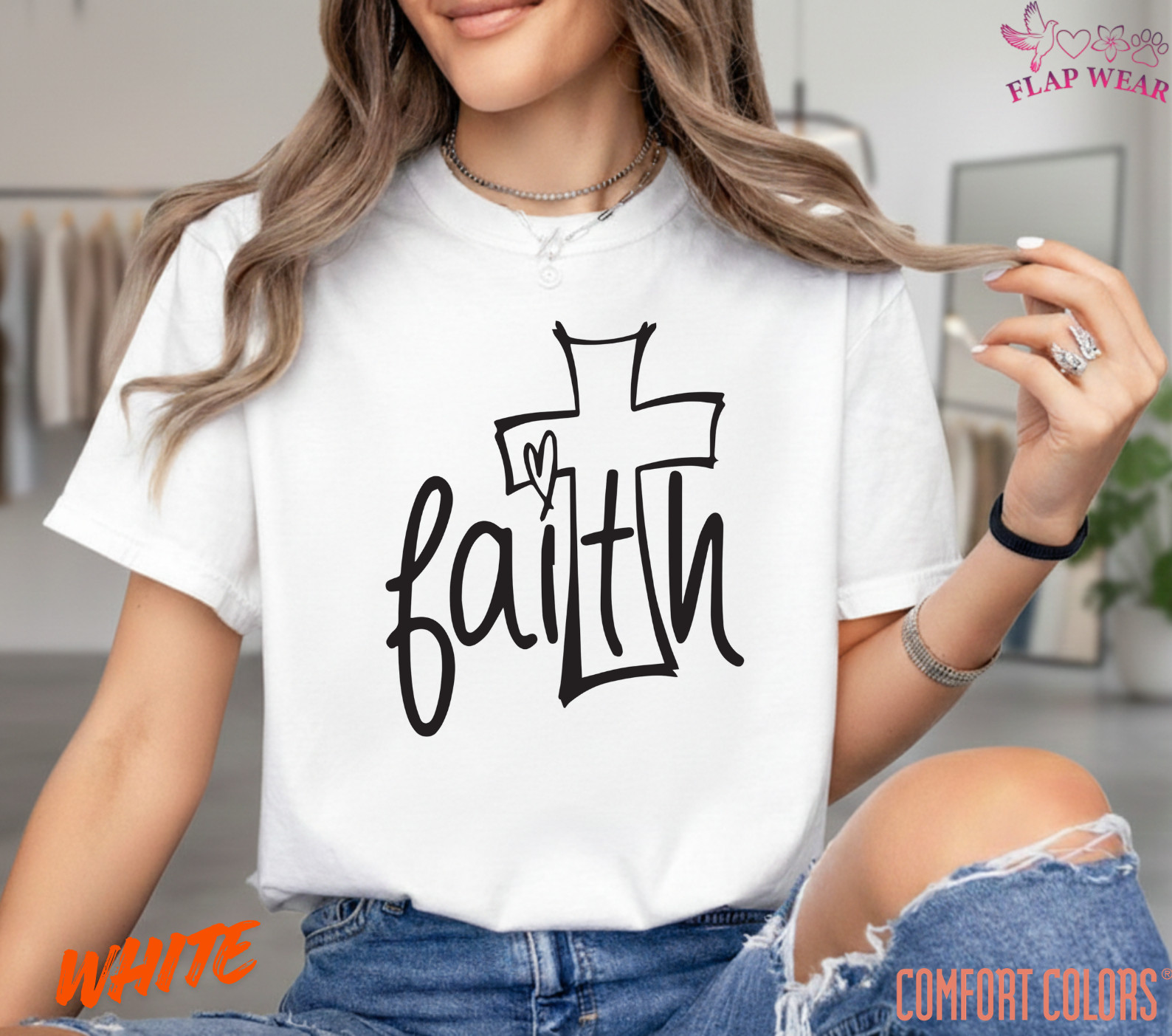 Unisex Faith Over Fear T-Shirt, Men T shirt,Women T shirt Gift Christian Top gallery