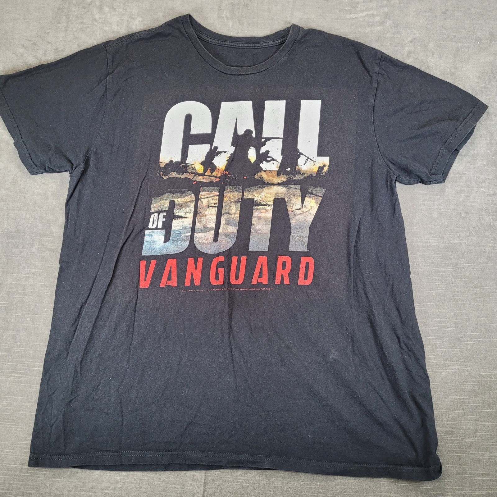 Call of Duty Vanguard Mens Black Graphic T-Shirt Activision Video Game Promo L gallery