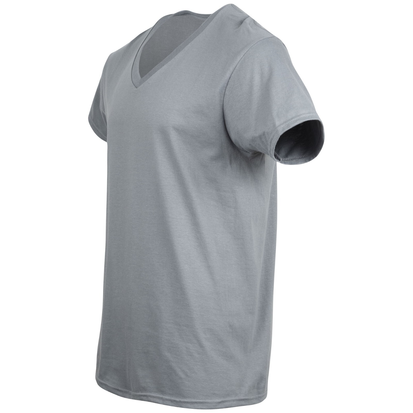 6-Pack, Assorted V-Neck T-Shirts, Antimicrobial, Long Length, Tag Free, S New ✔️ gallery