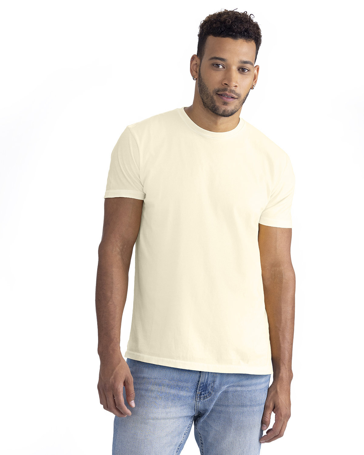 2 Pack Of Next Level Apparel Unisex Soft Wash Stylish Plain T-Shirt 3600SW gallery