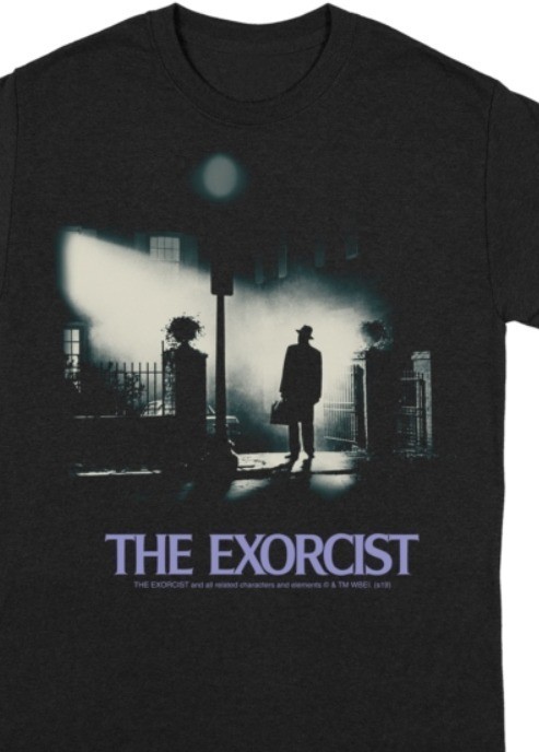 The Exorcist Poster X-Large Black T-Shirt unisex official licensed merchandise gallery