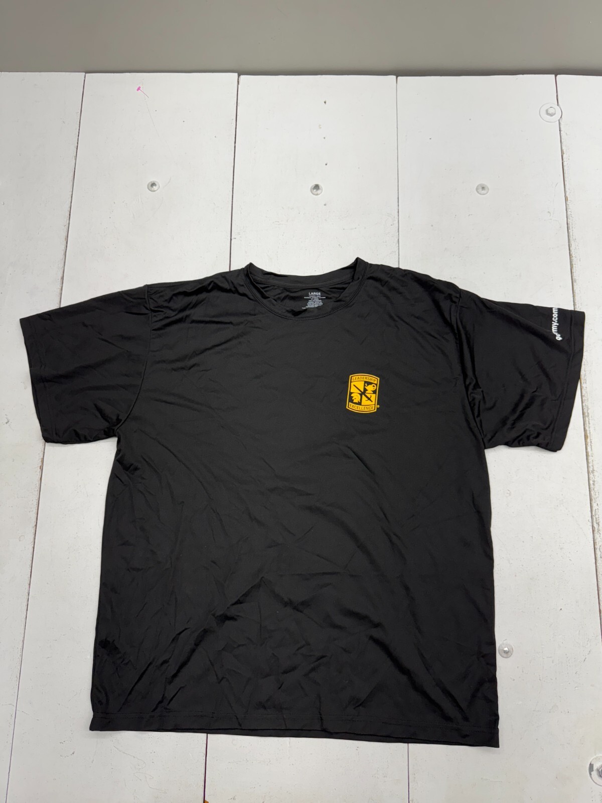 US Army FT. Knox Black Physical Fitness Short Sleeve T Shirt Adults Size Large