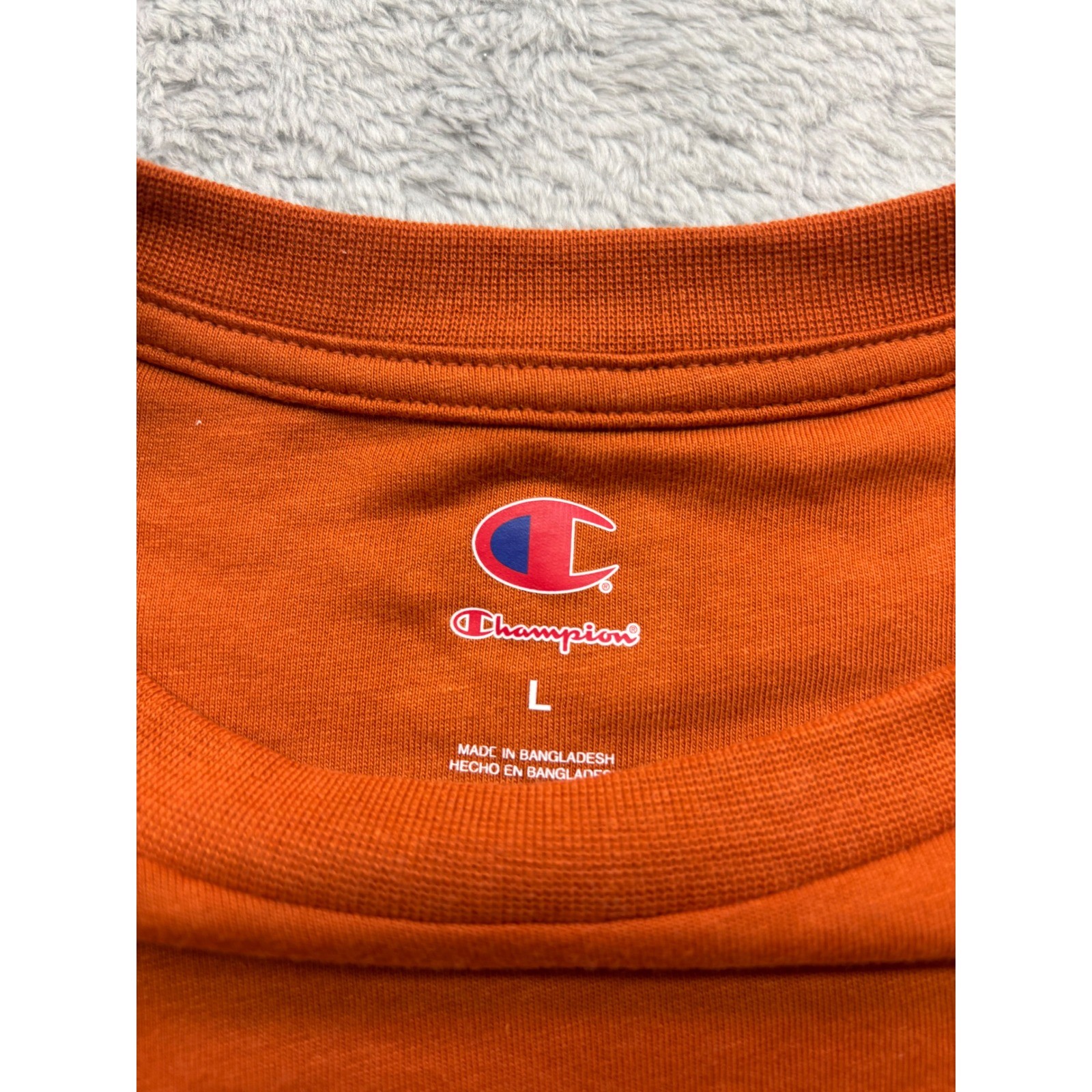 Champion Mens Texas Longhorns T-Shirt Burnt Orange Graphic Tee Large NWT gallery