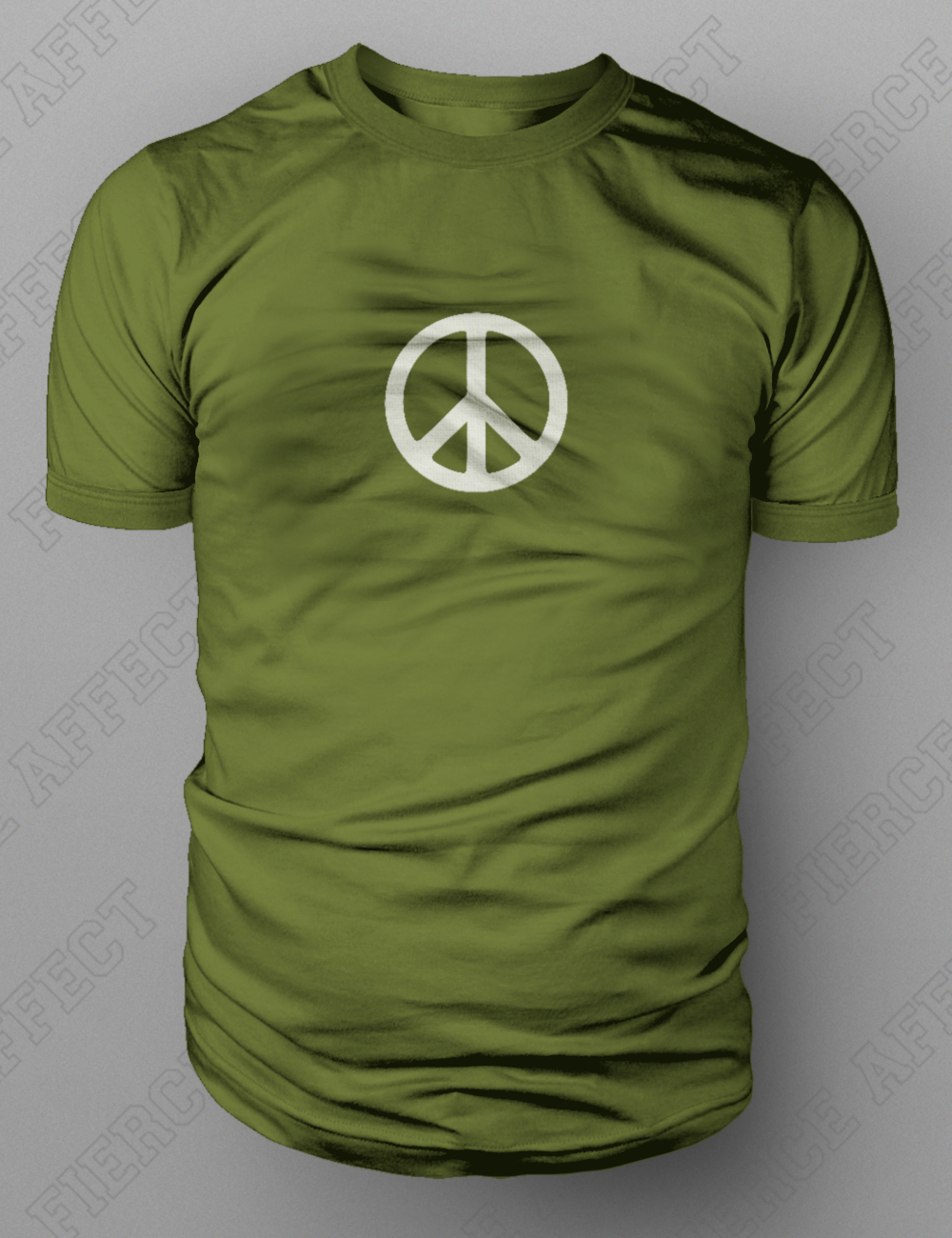 CND Antiwar Peace Sign Stencil T shirt M-XXL New Green gallery