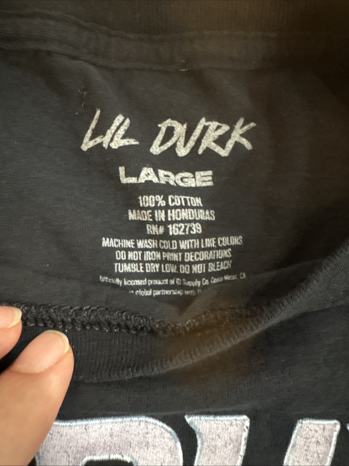 Lil Durk OTF Tour T-Shirt 2009 Mens Size Large “The Voice” Tee gallery
