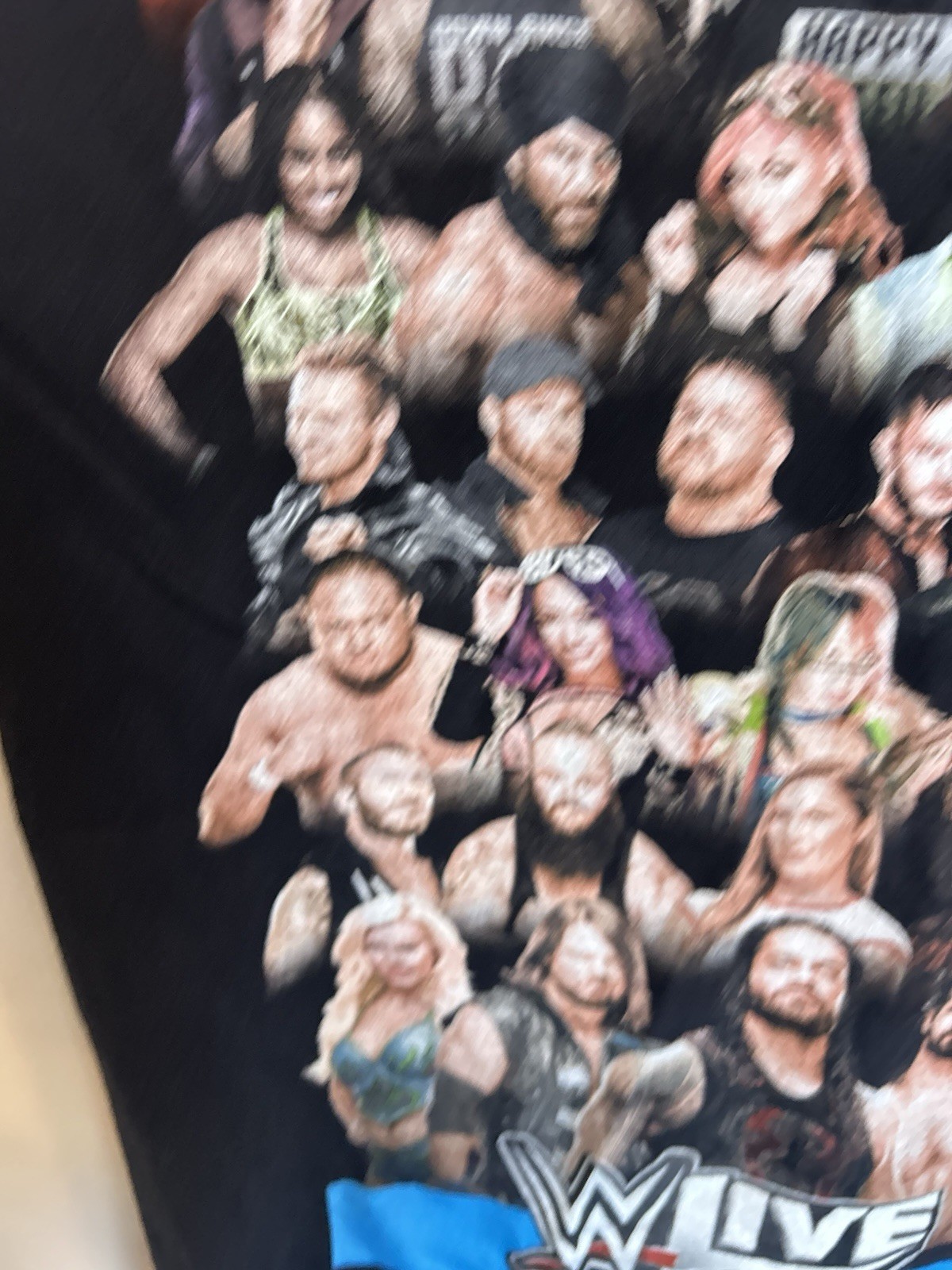 WWE Live Summer Tour 2018 Graphic Tee Black Medium gallery