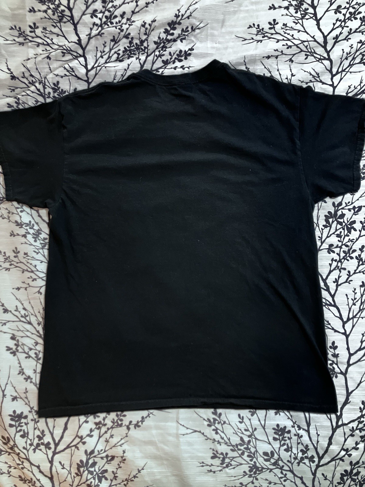 One Piece Stained Glass Window Monkey D. Luffy Black T-Shirt Size Large EUC gallery