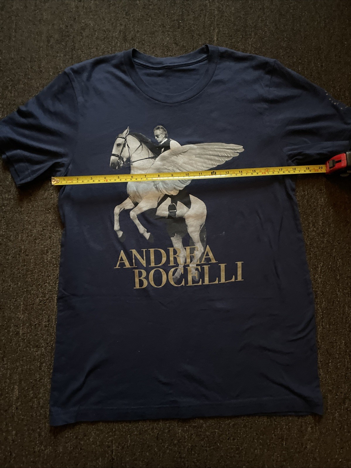 Andrea Bocelli Pegasus 30th Anniversary T-Shirt Size Small gallery