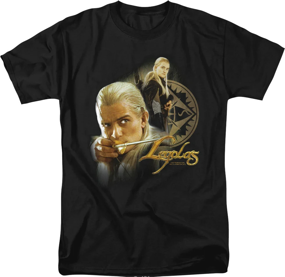 The Lord Of The Rings Legolas T-Shirt 180 GSM | 100% Cotton DTG Print