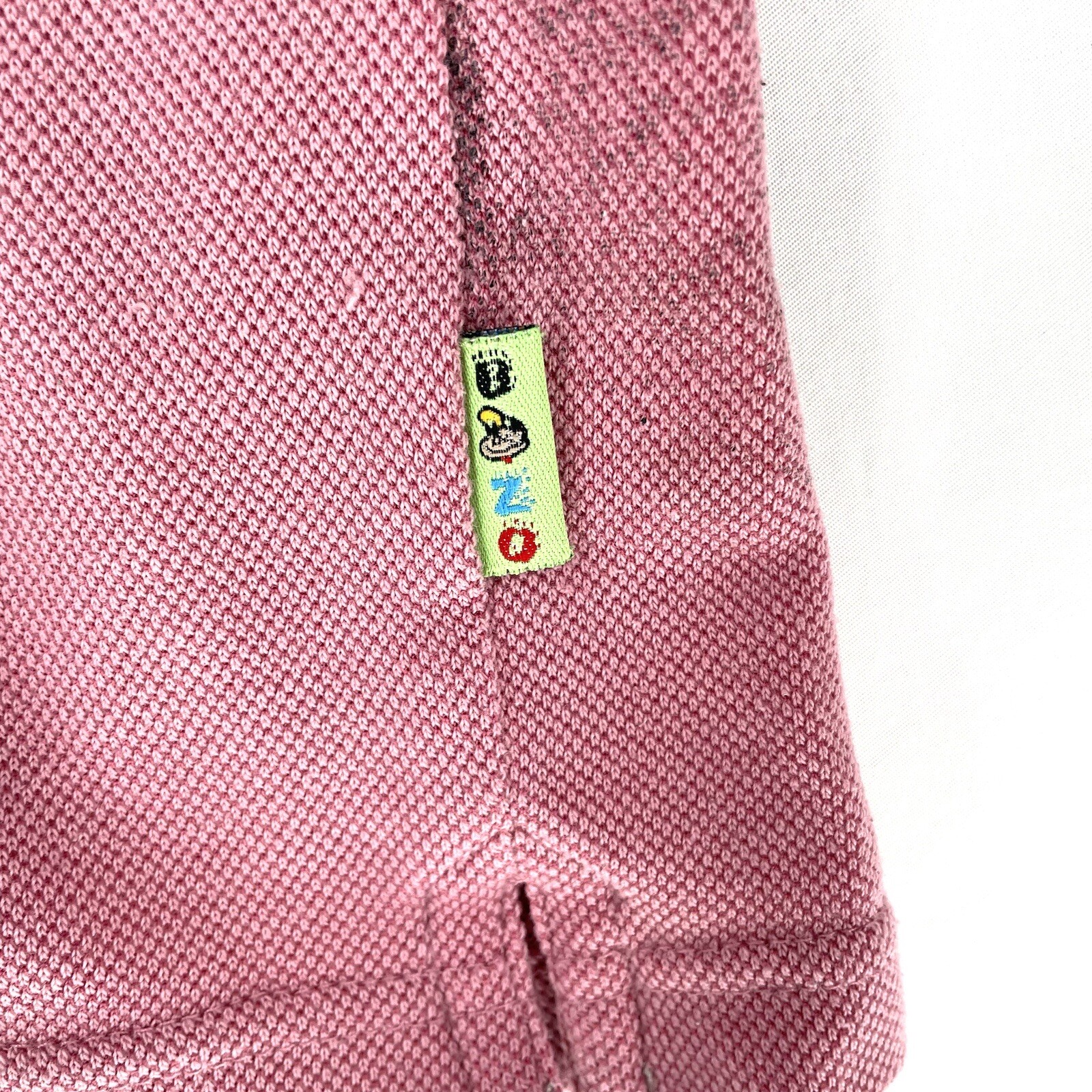 Bozo Ringer Shirt Mens Size 36 Italy Small Pink Contrast Trim Short Sleeve gallery
