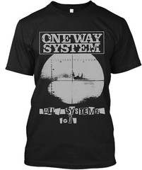 Limited New One Way System All Systems Go English Oi! Street Music T-SHIRT S-4XL